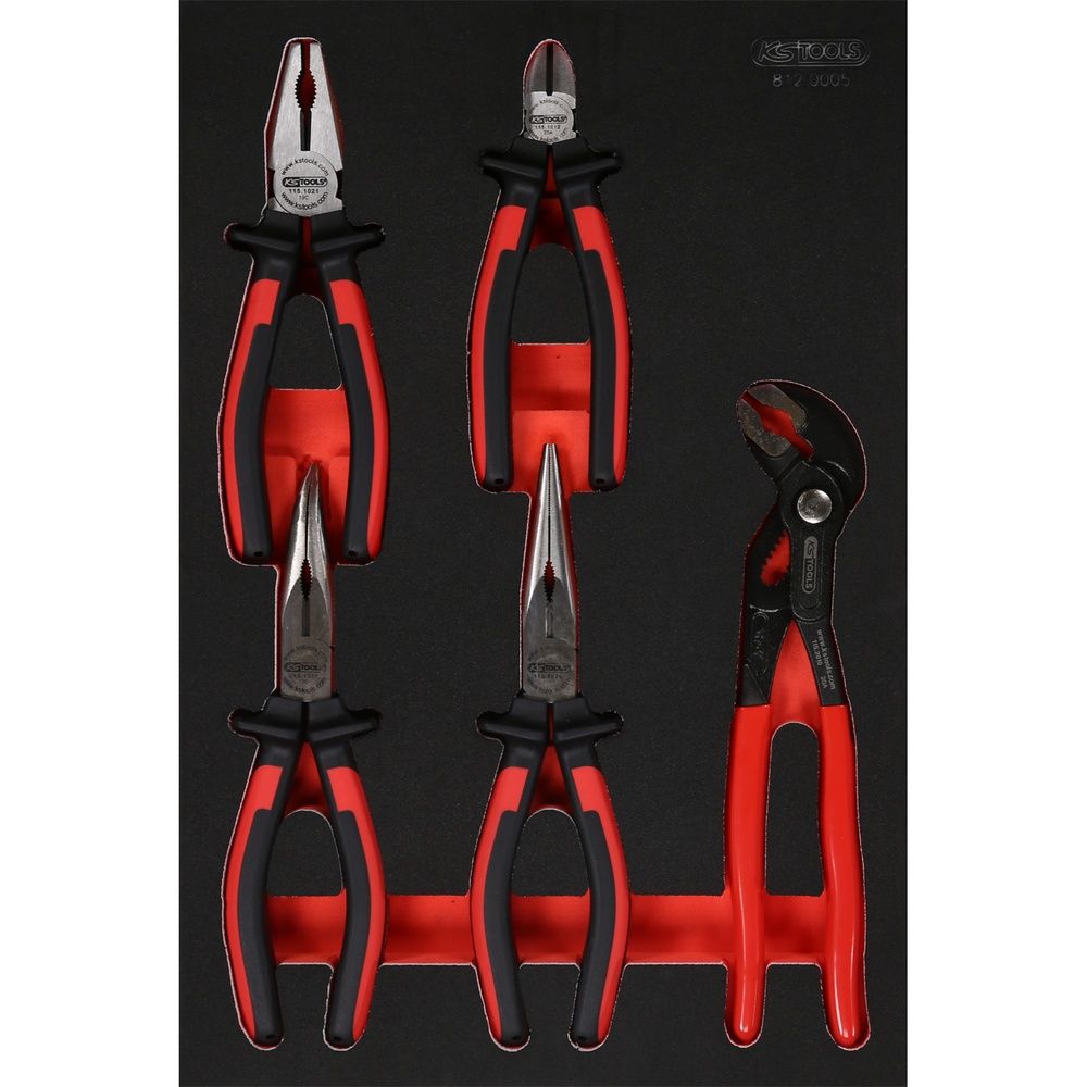 KS TOOLS Zangen-Satz in Schaumstoffeinlage Grösse S 5- oder 7-tlg, Bild 3