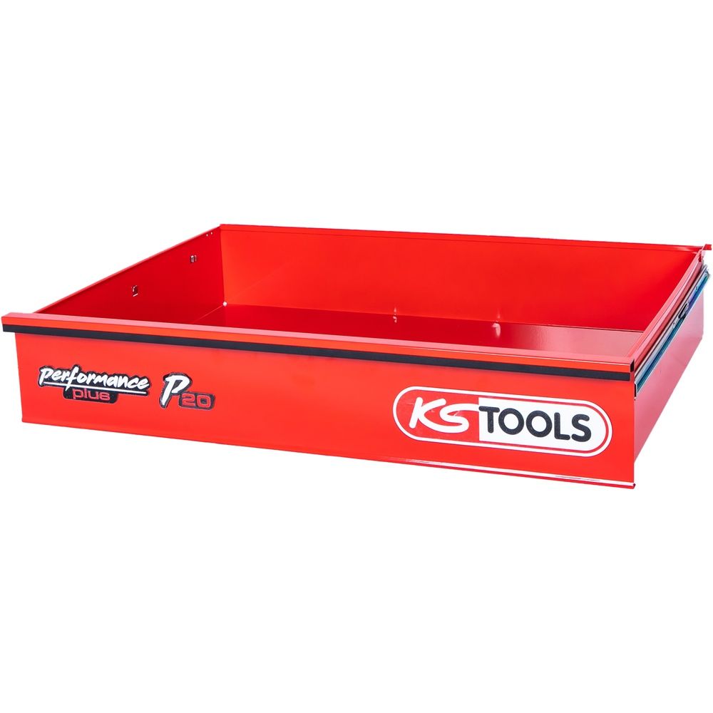 Schublade mit Logo und Kugelführung zu Werkstattwagen P20, 785x568x145 mm
