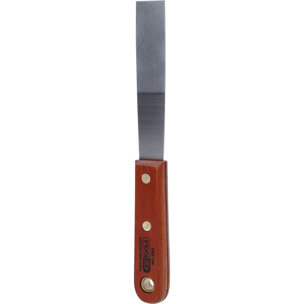 Edelstahl-Spachtel 25mm mit Holzgriff