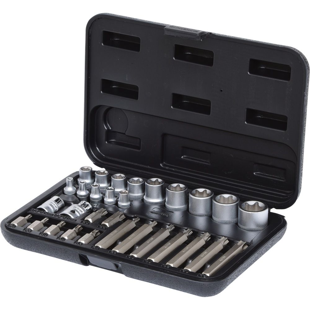 Torx-Steckschlüssel- und Bit-Satz 30-tlg