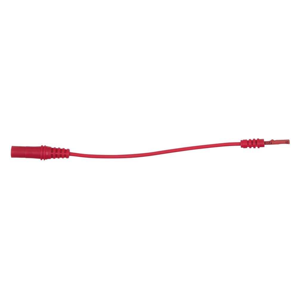 4,0 mm Eingangsbuchse auf 1,2 mm Prüfadapterbuchse flach (rot)