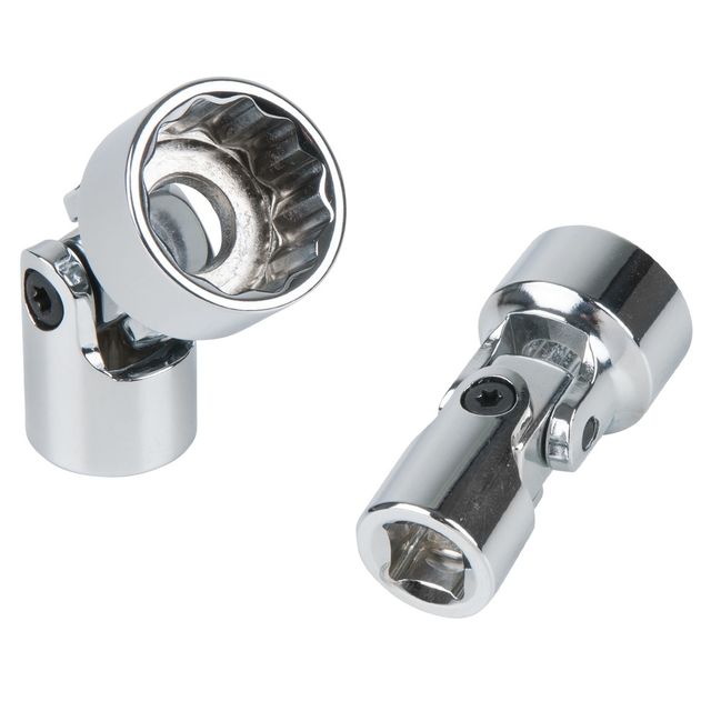 3/8" 12-kant-Stecknuss mit Gelenk für Getriebe, 18 mm
