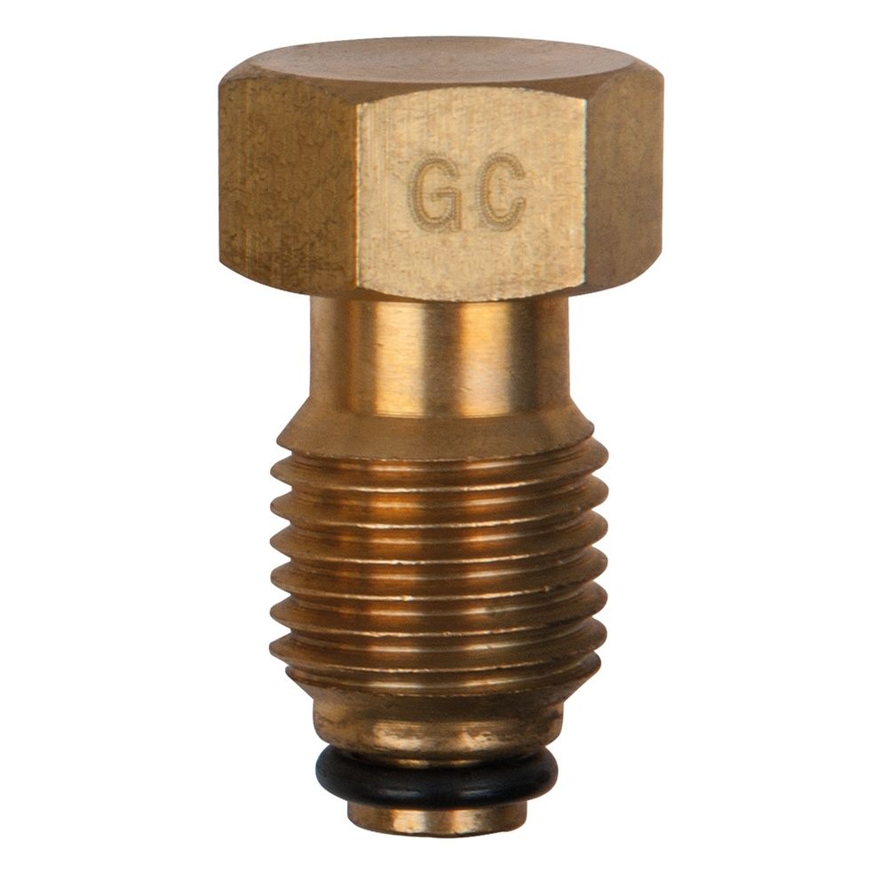 Verschluss-Adapterstück M14x1,5 Aussengewinde und 16 mm Sechskant mit Dichtring