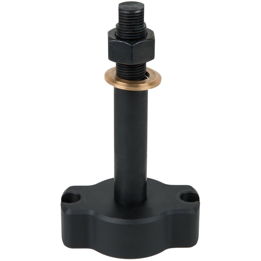 Flansch mit Spindel und Mutter