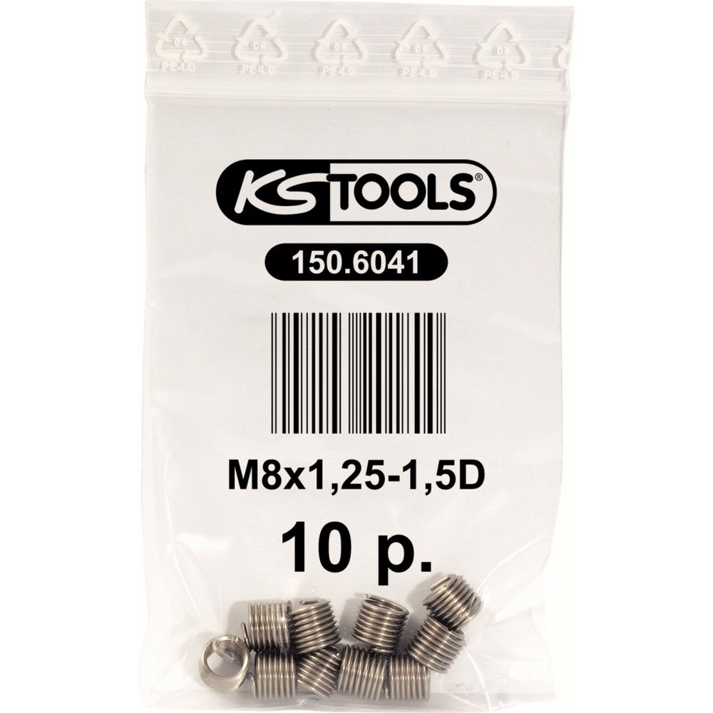 KS TOOLS Gewindeeinsatz rostfrei M5 bis M14 Packung à 5 oder 10 Stück, Bild 3