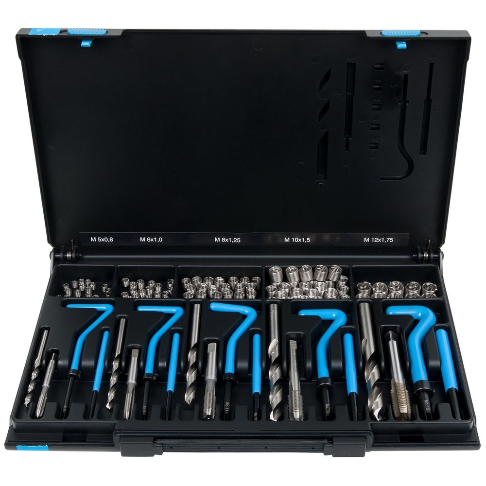 KS TOOLS Gewinde-Reparatur-Satz Nirostahl M5 bis M14 14- bis 130-tlg im Stahlblechkoffer, Bild 7
