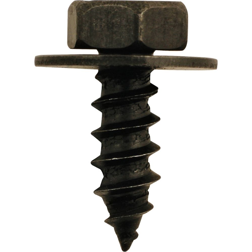 Metall-Schraube/Scheibe schwarz universal 50er Pack