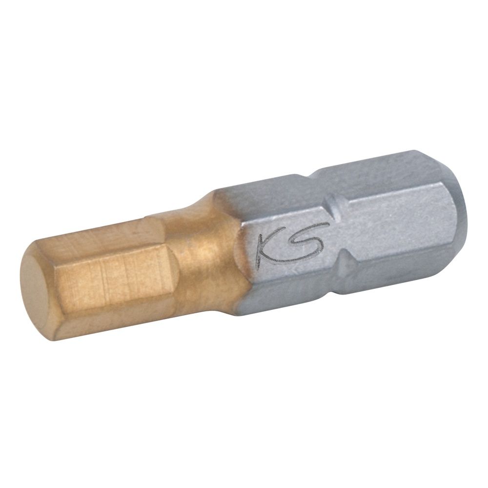 KS TOOLS TiN Bit 1/4 Zoll Torx und Innensechskant 25 mm