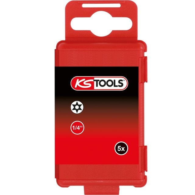 1/4" TORSIONpower Bit Torx, 75mm, TB27, mit Bohrung, 5er Pack