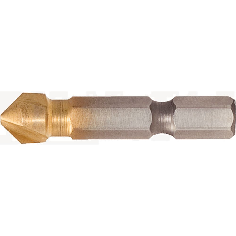 KS TOOLS Kegel- und Entgratsenker HSS TiN 90° 6,3 bis 26 mm auch als 1/4 Zoll Bit, Bild 3