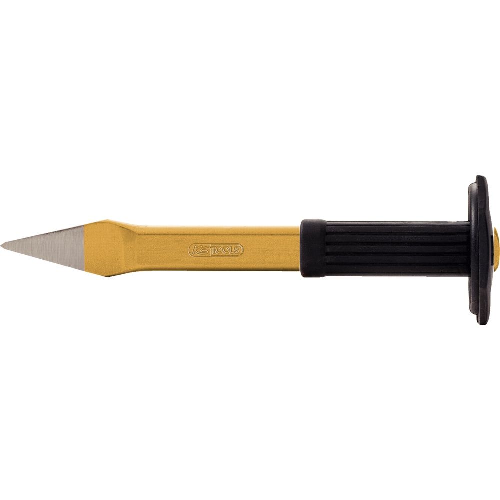 Kreuzmeissel mit Handschutzgriff, flach oval, 300mm