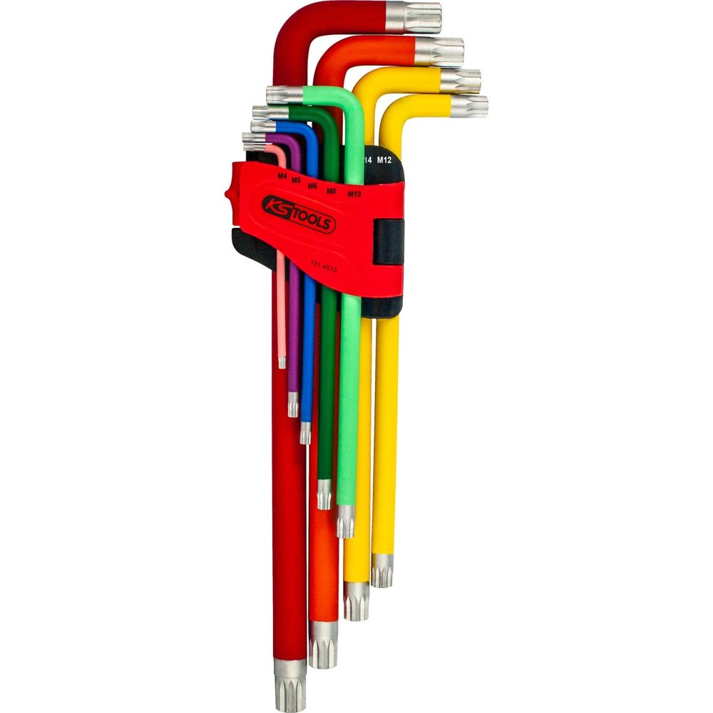 Vielzahn (XZN®)-Winkelstiftschlüssel-Satz, XL, 9-tlg