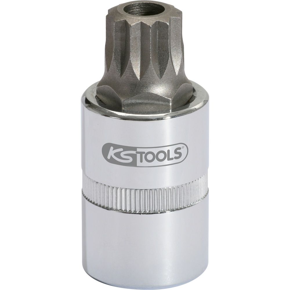 3/8" Öldienst-XZN-Stecknuss mit Stirnlochbohrung, M16