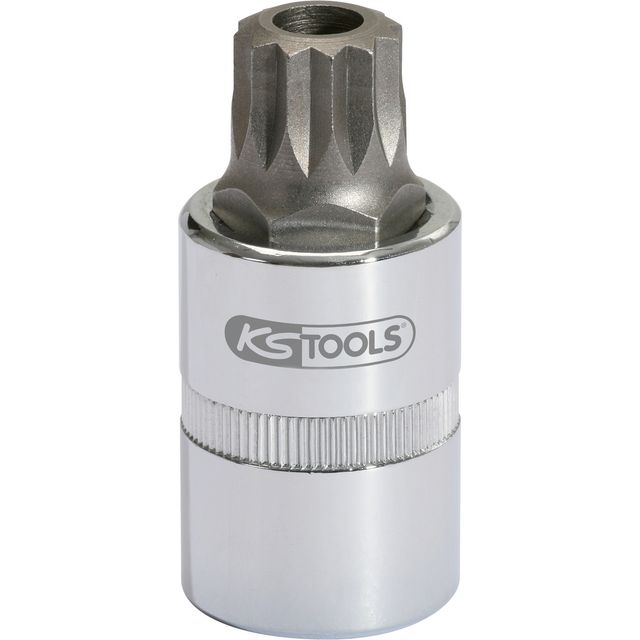 3/8" Öldienst-XZN-Stecknuss mit Stirnlochbohrung, M16