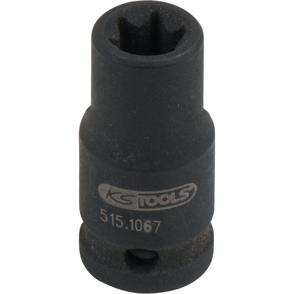 KS TOOLS Kraft-Stecknuss E-Torx kurz 1/4 Zoll E4 bis E12 25 mm lang, Bild 6