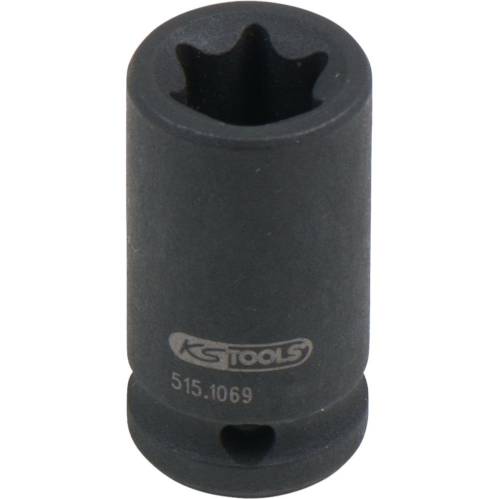 KS TOOLS Kraft-Stecknuss E-Torx kurz 1/4 Zoll E4 bis E12 25 mm lang, Bild 8