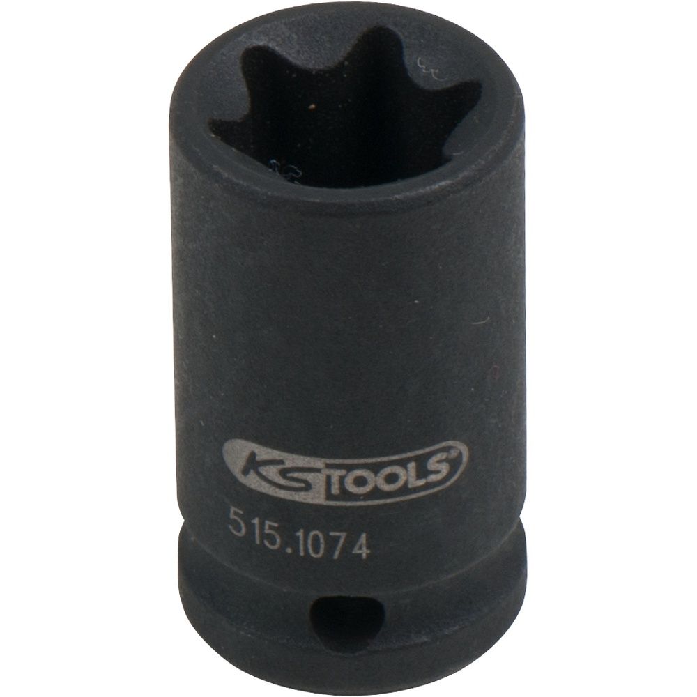 KS TOOLS Kraft-Stecknuss E-Torx kurz 1/4 Zoll E4 bis E12 25 mm lang, Bild 3