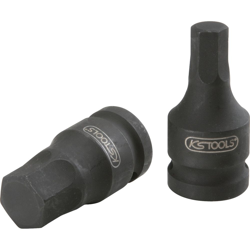 3/8" Kraft-Bit-Stecknuss für Innensechskant-Schrauben kurz