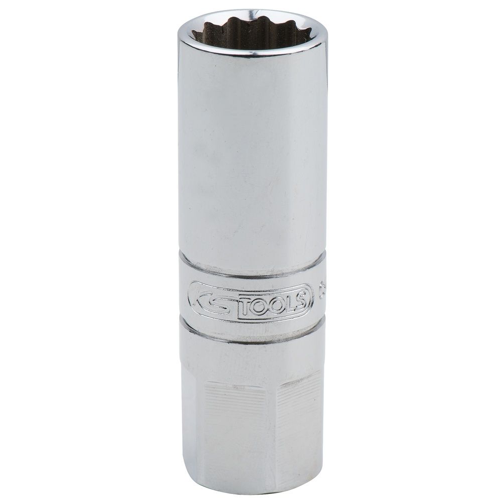 3/8" CHROMEplus® Spezial-Zündkerzen-Stecknuss dünnwandig 14mm