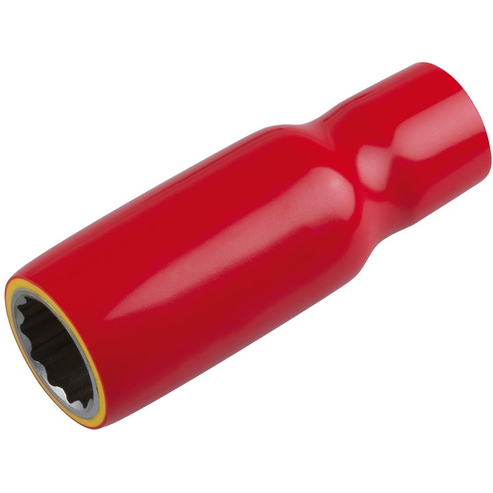 KS TOOLS VDE-Stecknuss mit Schutzisolierung 3/8 Zoll 12-Kant SW 6 bis 21 mm