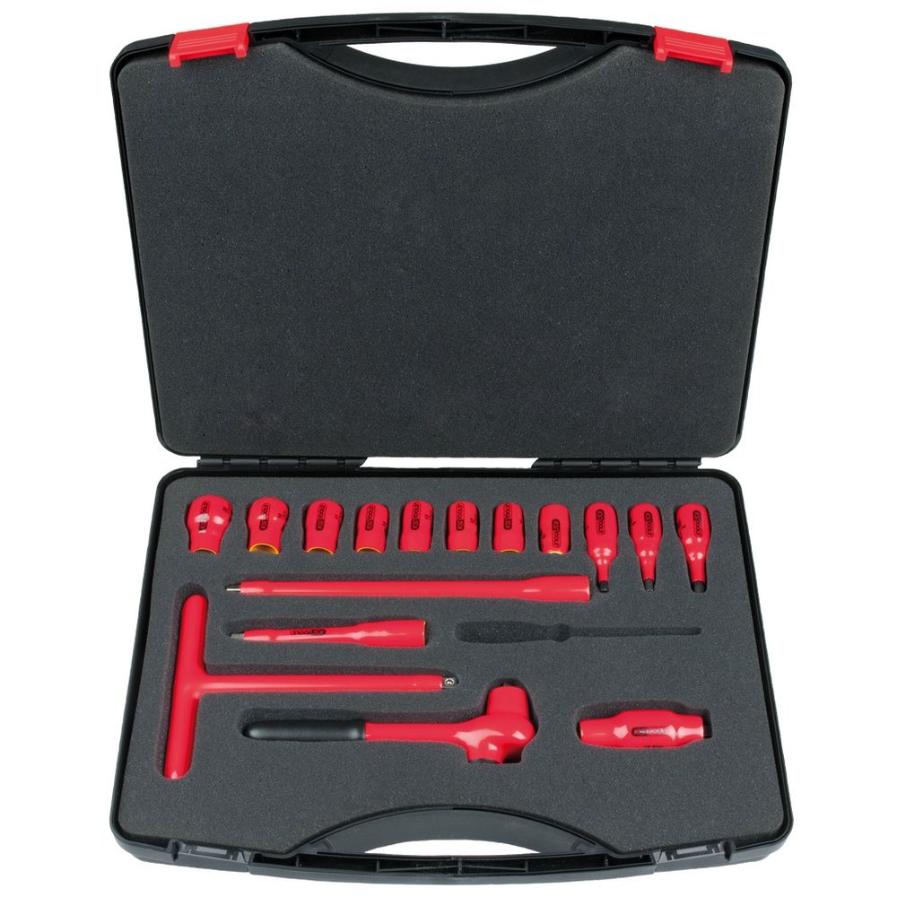 KS TOOLS Steckschlüssel-Satz isoliert 3/8 Zoll VDE 1000 V 11- bis 16-tlg, Bild 9
