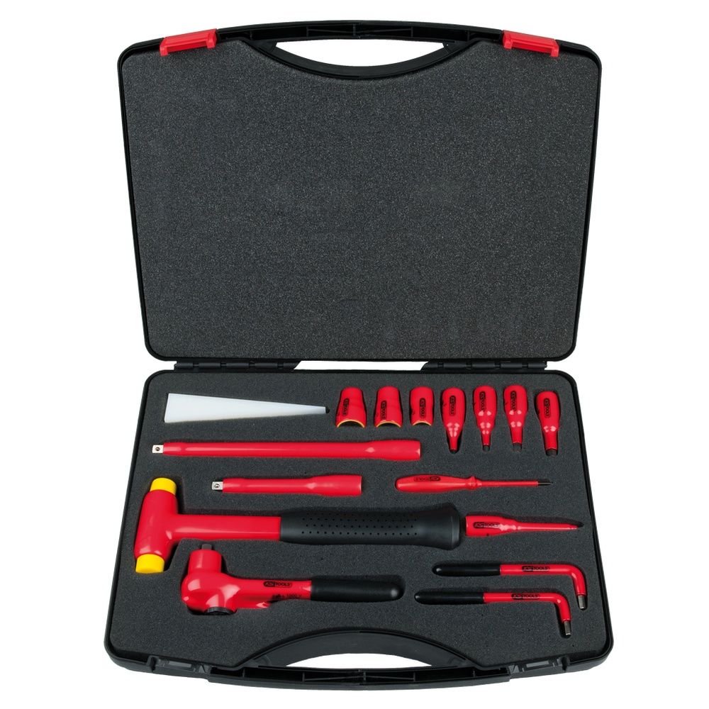 KS TOOLS Steckschlüssel-Satz isoliert 3/8 Zoll VDE 1000 V 11- bis 16-tlg