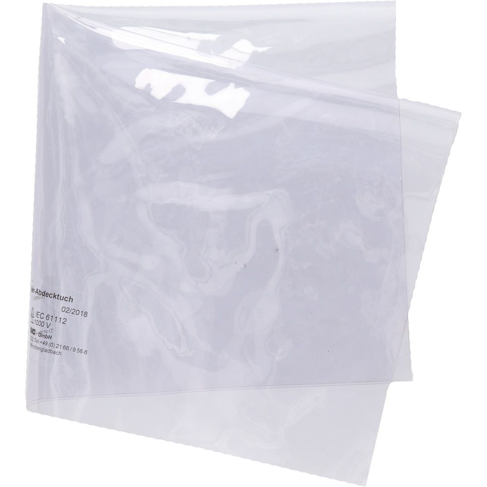 Abdecktuch mit Schutzisolierung transparent