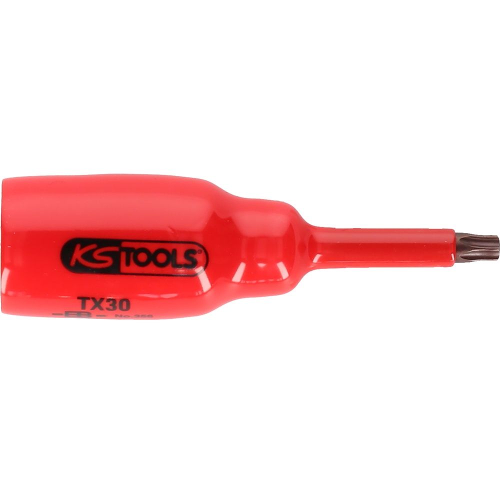 1/2" Bit-Stecknuss mit Schutzisolierung für Torx-Schrauben, T25, kurz
