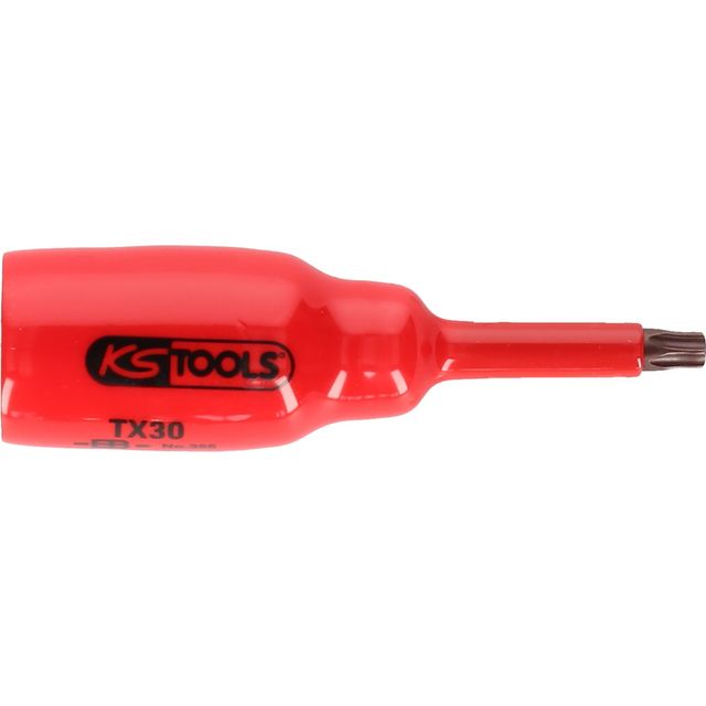 1/2" Bit-Stecknuss mit Schutzisolierung für Torx-Schrauben, T25, kurz