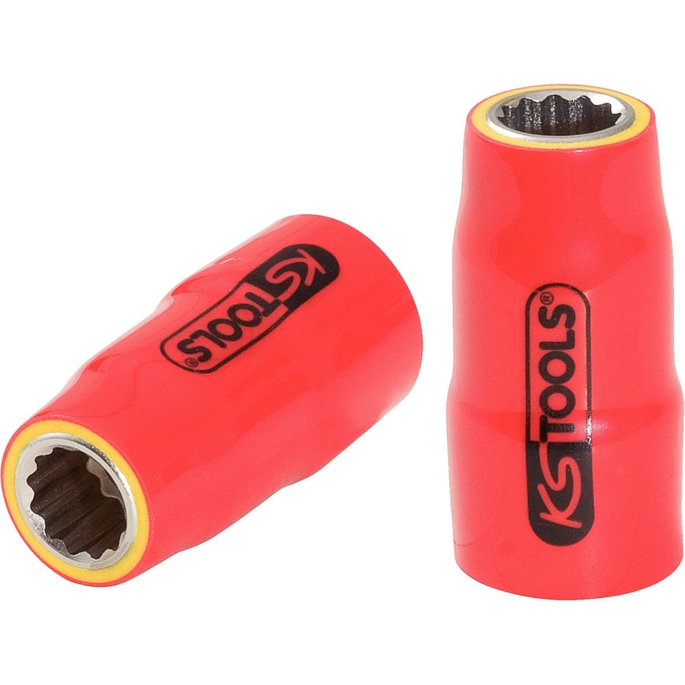 KS TOOLS VDE-Stecknuss mit Schutzisolierung 3/8 Zoll 12-Kant SW 6 bis 21 mm, Bild 3