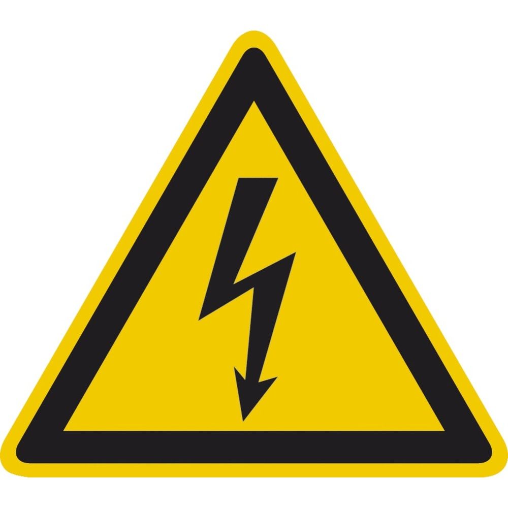 Warnschild-Hybrid-Blitz
