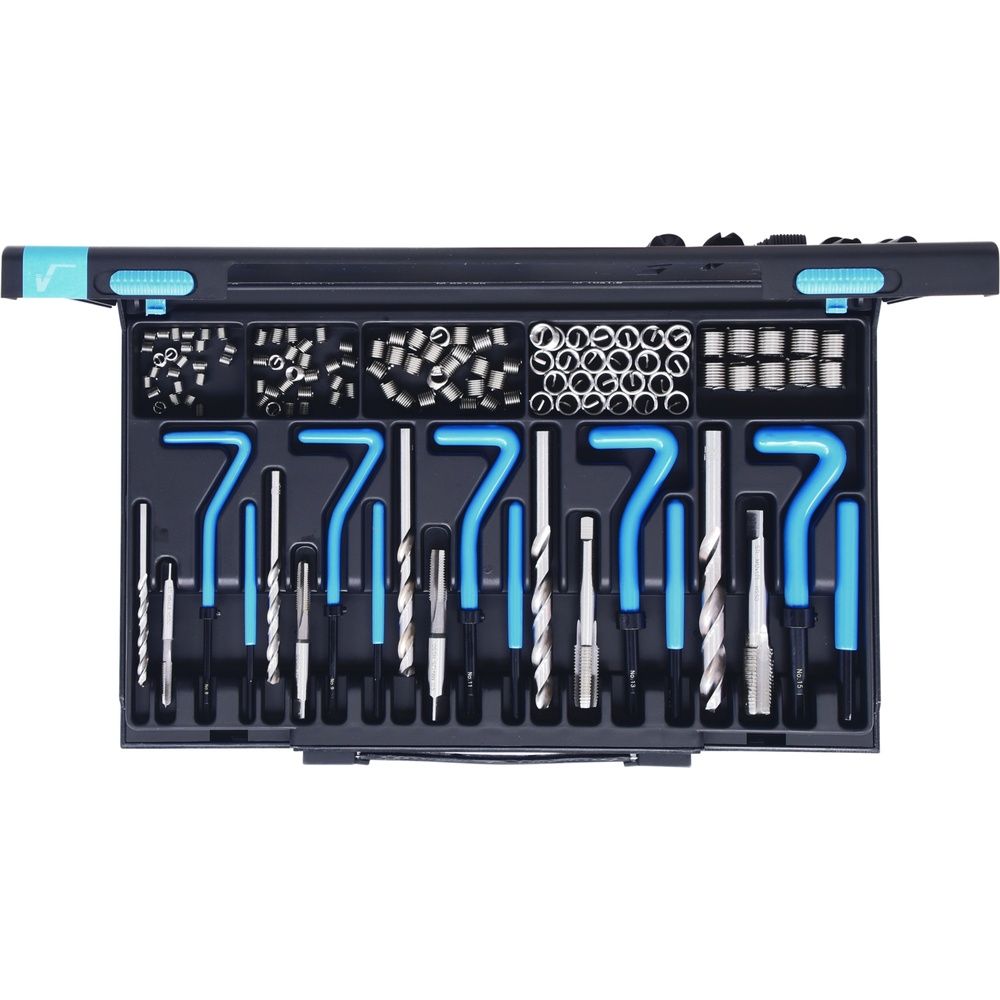 KS TOOLS Gewinde-Reparatur-Satz Nirostahl M5 bis M14 14- bis 130-tlg im Stahlblechkoffer, Bild 9