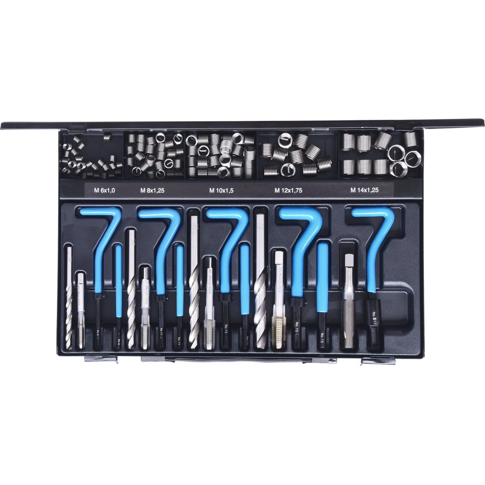 KS TOOLS Gewinde-Reparatur-Satz Nirostahl M5 bis M14 14- bis 130-tlg im Stahlblechkoffer, Bild 5
