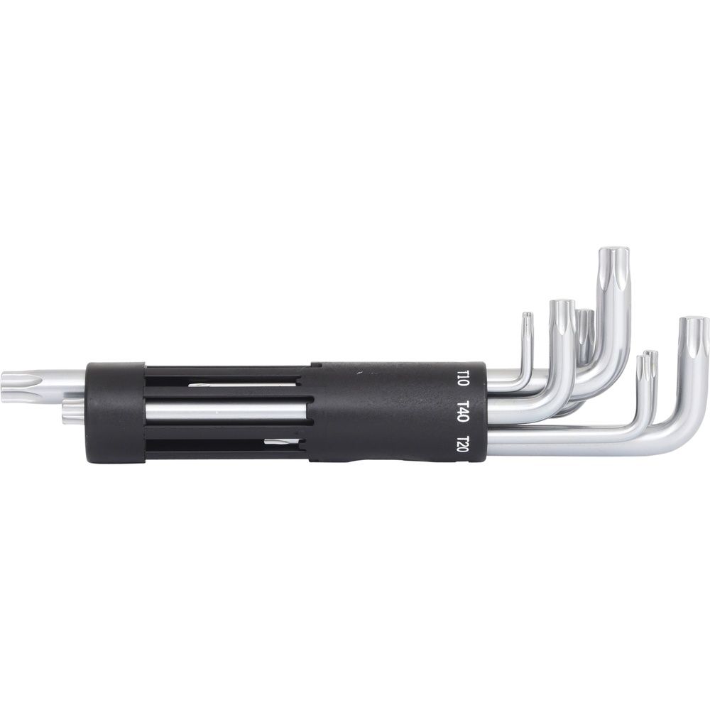 3 in 1 Torx-Winkelstiftschlüssel-Satz lang 8-tlg, Bild 3