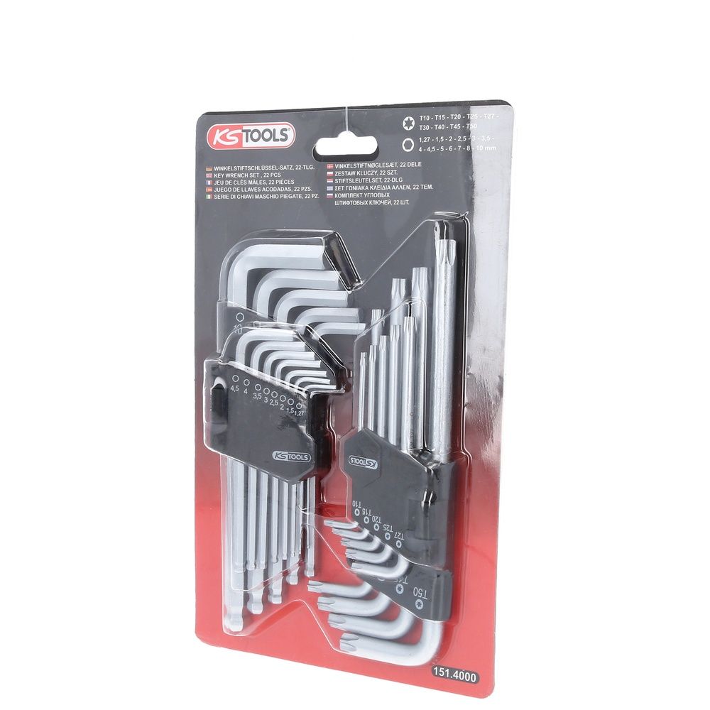 Winkelstiftschlüssel-Satz Torx Innensechskant 22-tlg, Bild 5