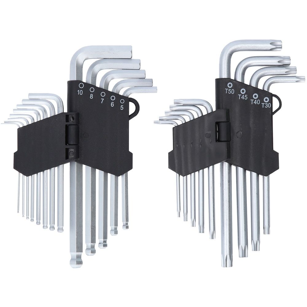Winkelstiftschlüssel-Satz Torx Innensechskant 22-tlg, Bild 3
