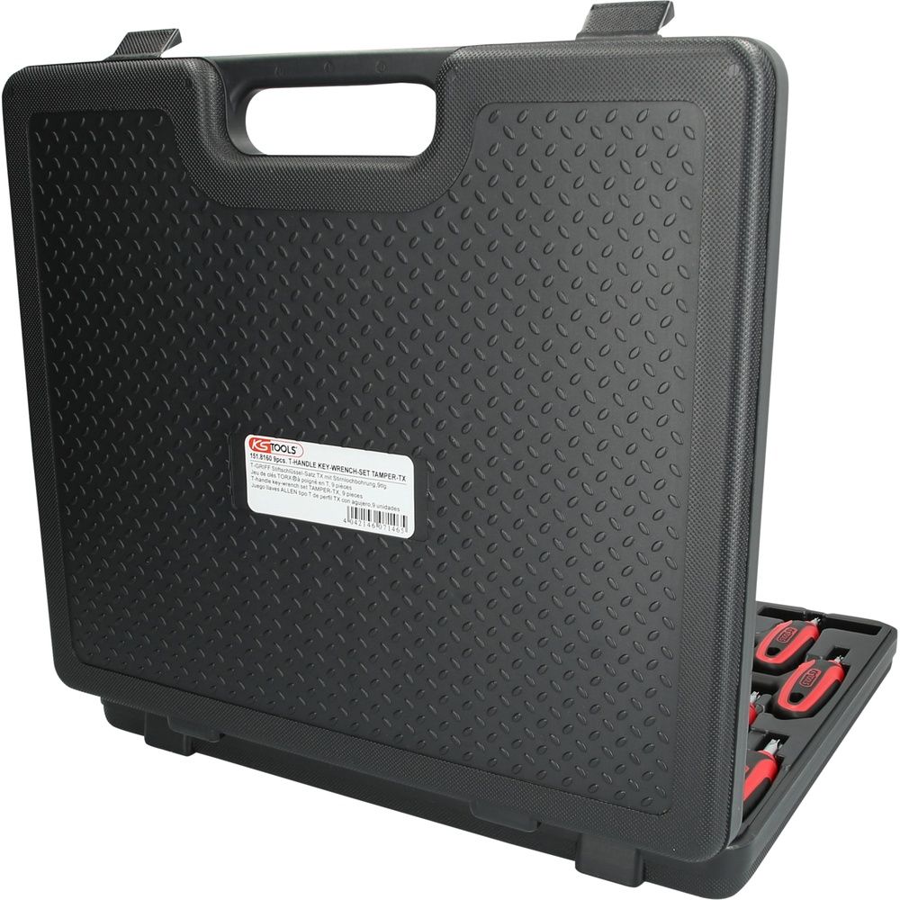 T-Griff-Schlüssel-Satz Torx mit Bohrung 9-tlgTB10-TB50, Bild 3