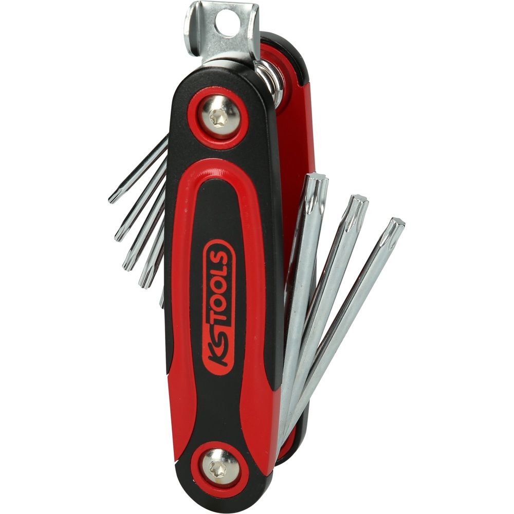 Torx-Winkelstiftschlüssel-Klapphalter 8-tlg, Bild 2