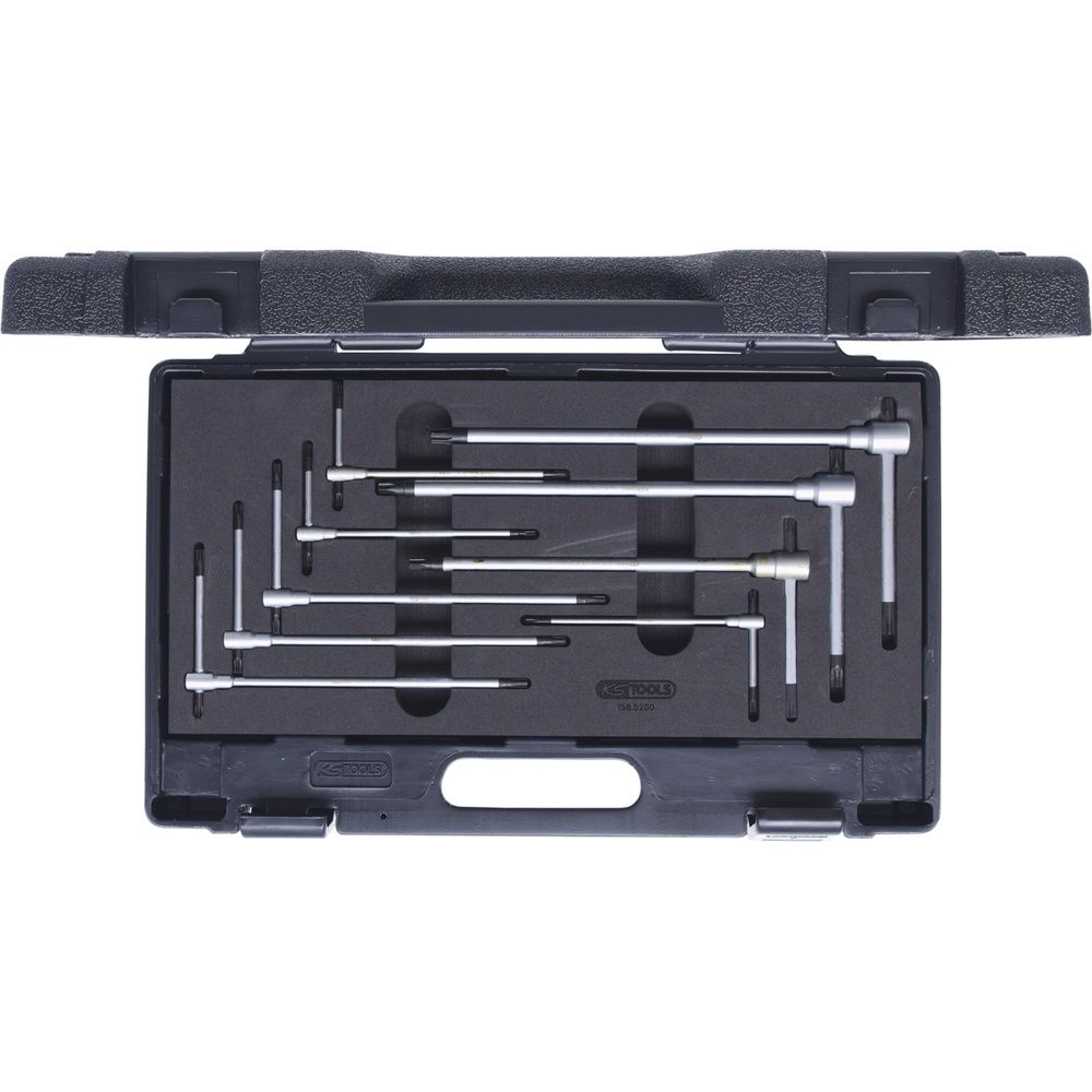 3-Wege T-Griff-Torx-Schlüssel-Satz 9-tlg, Bild 2