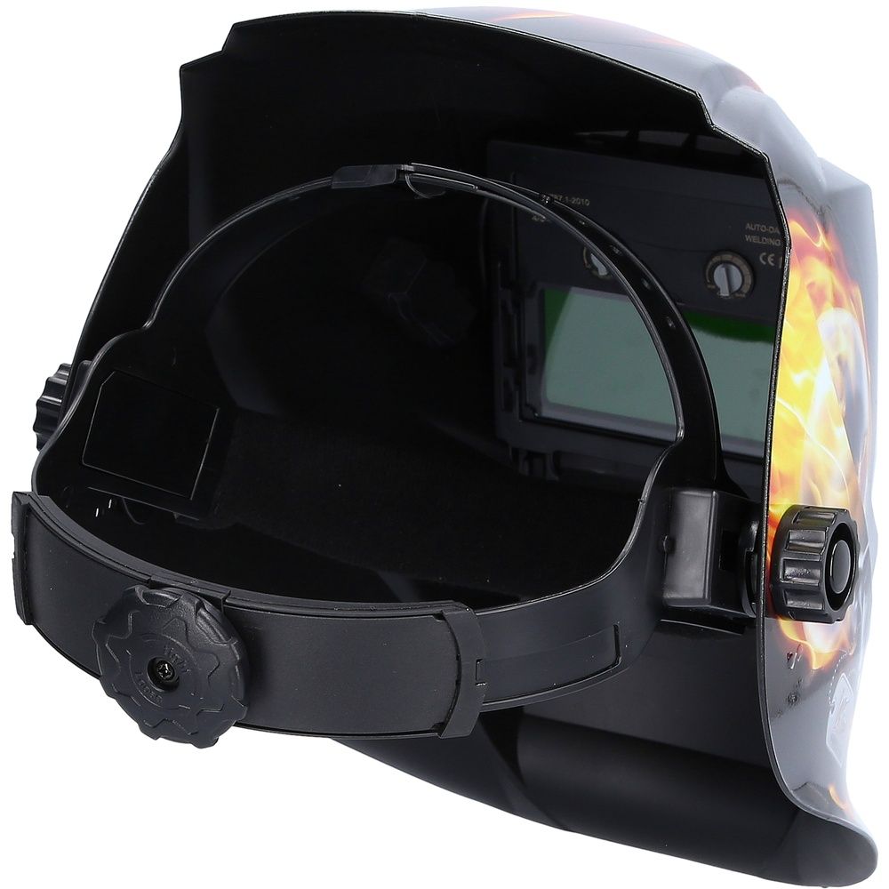 Automatik-Schweisser-Schutzhelm Flame Design, Bild 3