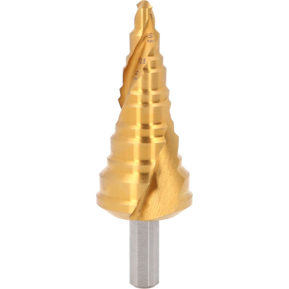 HSS-TiN Stufenbohrer Ø 7-32,5mm 11 Stufen, Bild 2