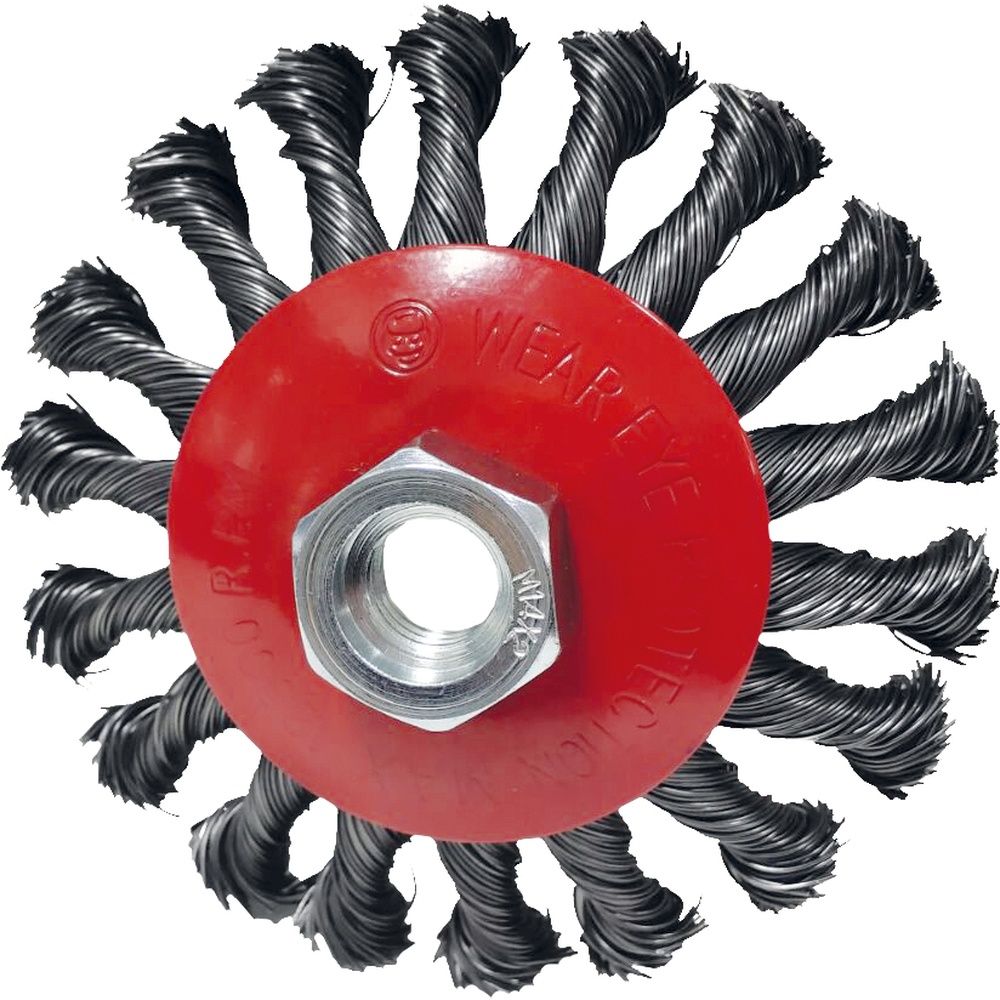 Kegelform-Stahldrahtrundbürste 0,5mm, Bild 5