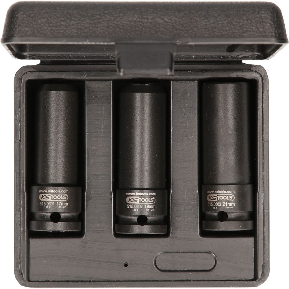 1/2" Spezial-Kraft-Stecknuss-Satz für geschraubte Spurplatten 3-tlg, Bild 5