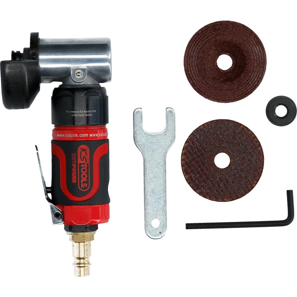 SlimPOWER Mini-Druckluft-Winkelstabschleifer 19.000 U/min, Bild 9
