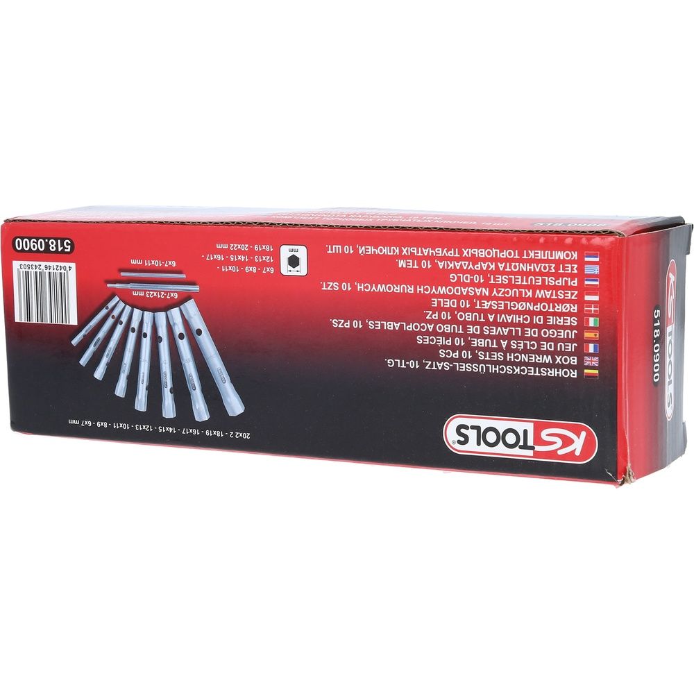 Rohrsteckschlüssel-Satz 10-tlg 6x7-20x22mm, Bild 5
