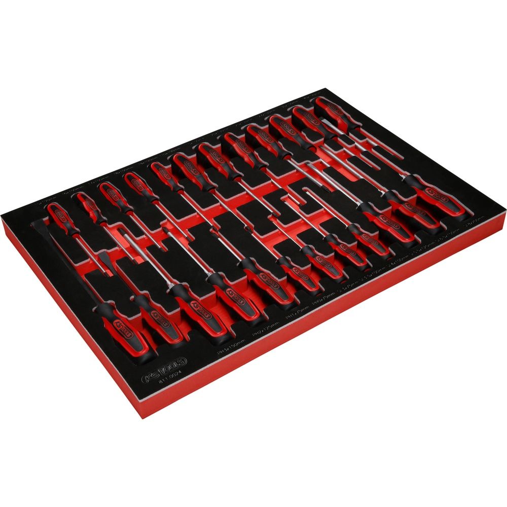 KS TOOLS Schraubendreher-Satz in Schaumstoffeinlage Grösse M 24- bis 41-tlg, Bild 6