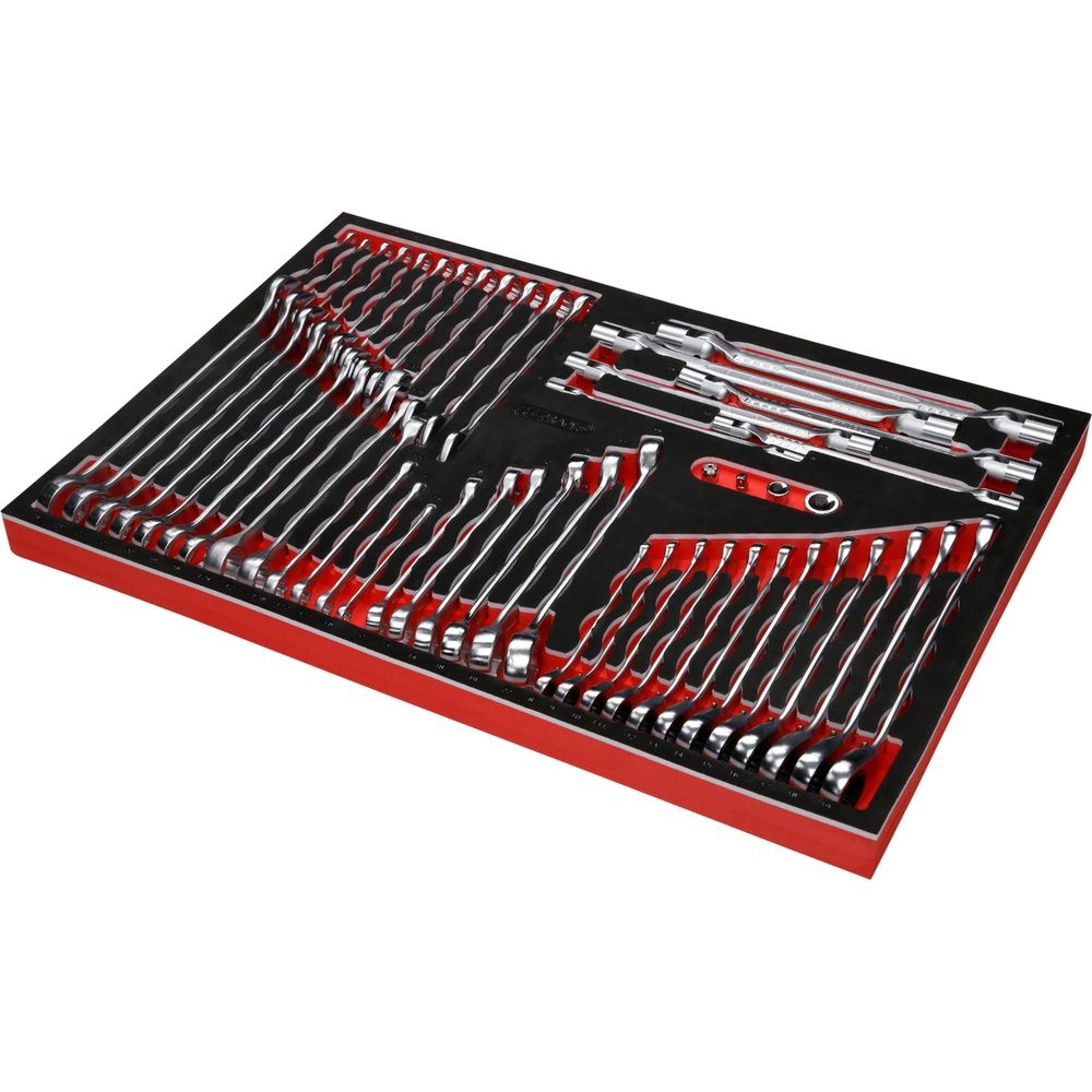 KS TOOLS Schraubenschlüssel-Satz in Schaumstoffeinlage Grösse M 24- bis 53-teilig, Bild 4