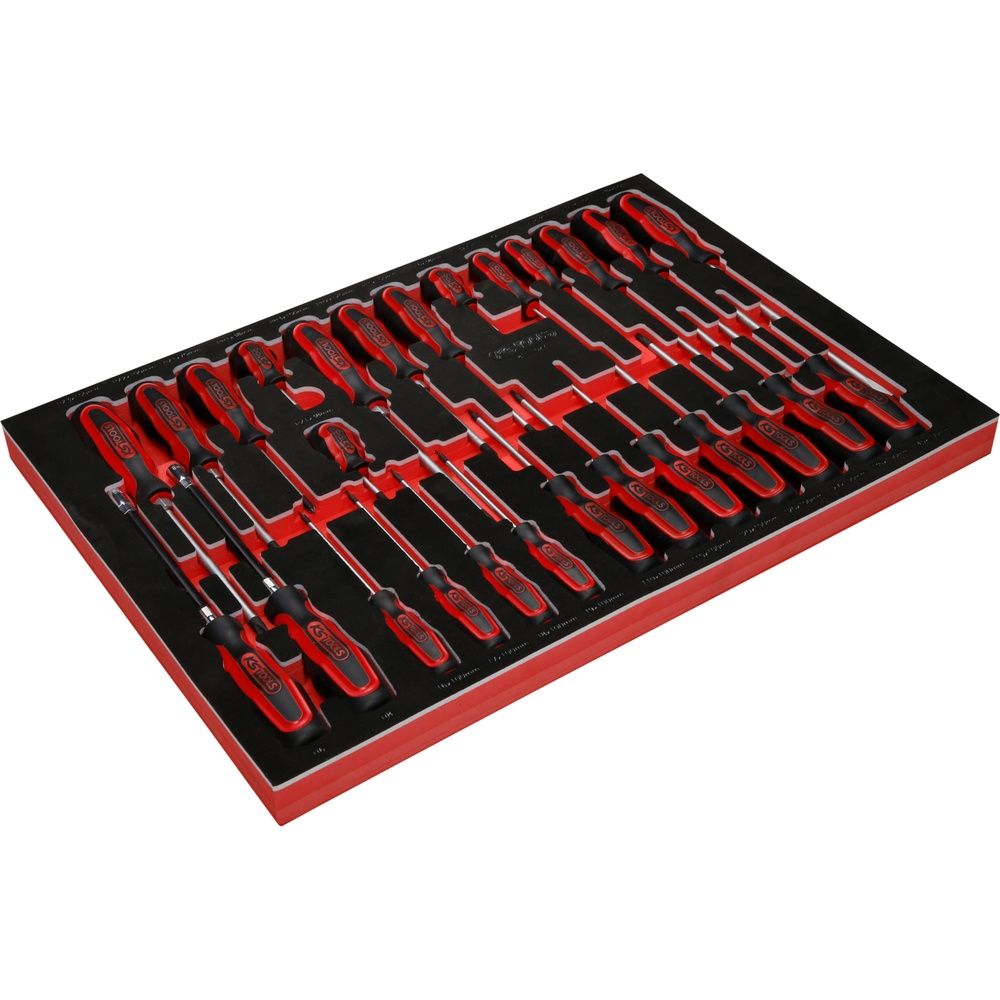 KS TOOLS Schraubendreher-Satz in Schaumstoffeinlage Grösse M 24- bis 41-tlg, Bild 8