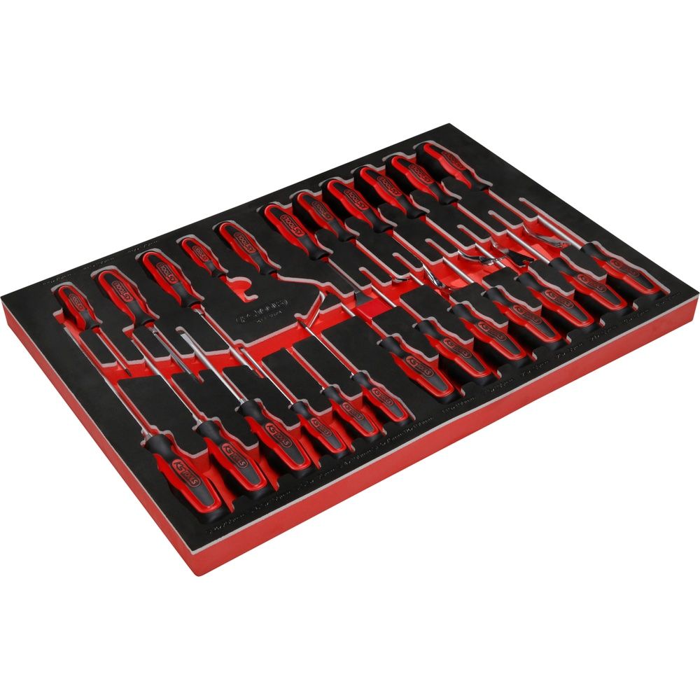 KS TOOLS Schraubendreher-Satz in Schaumstoffeinlage Grösse M 24- bis 41-tlg, Bild 10