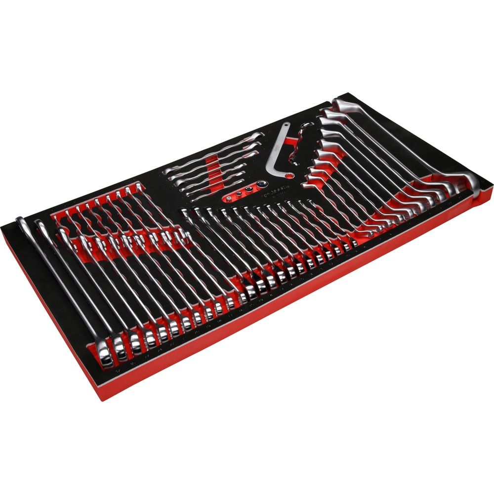 KS TOOLS Schraubenschlüssel-Satz in Schaumstoffeinlage Grösse L 53- bis 68-teilig, Bild 2